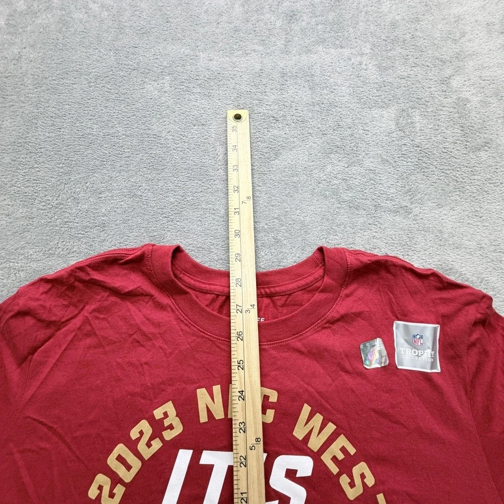 San Francisco 49ers Shirt Mens Large Red NFL‎ Football Nike NFC Champion